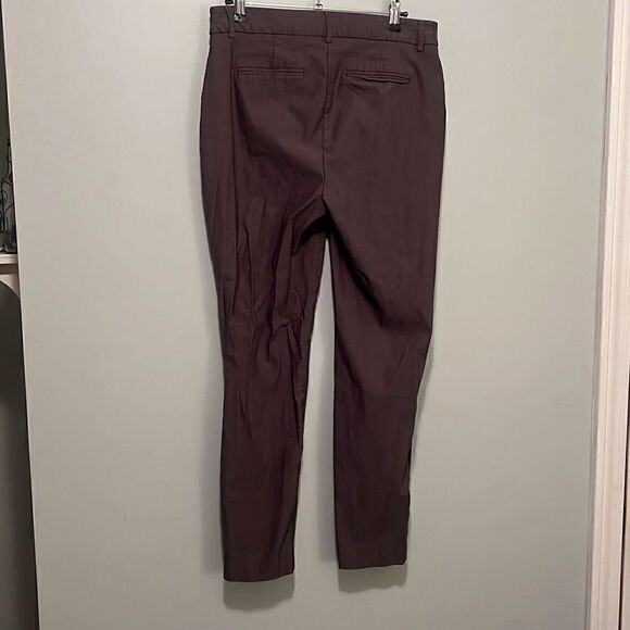 Nine West Women's Gray Classic Stretch Slim Trouser Ankle Pants - Picture 4 of 8